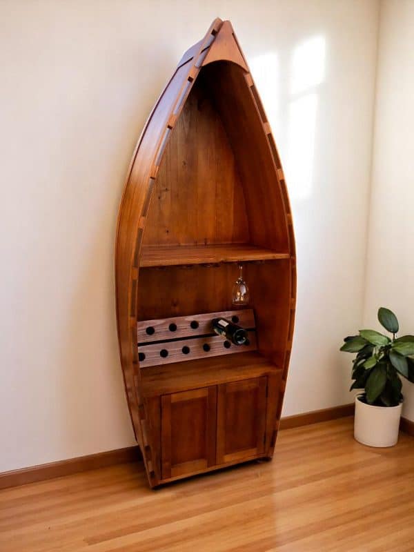 🛳️ Cava en Forma de Barco – Mueble Bar con Estilo y Personalidad - Imagen 4