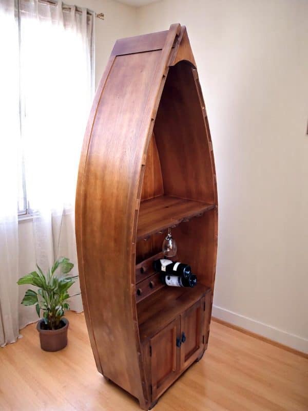 🛳️ Cava en Forma de Barco – Mueble Bar con Estilo y Personalidad - Imagen 3