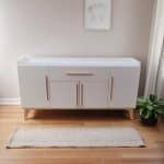 Aparador Buffet Bar Estilo Nórdico Moderno – 160 cm con Puertas y Cajón