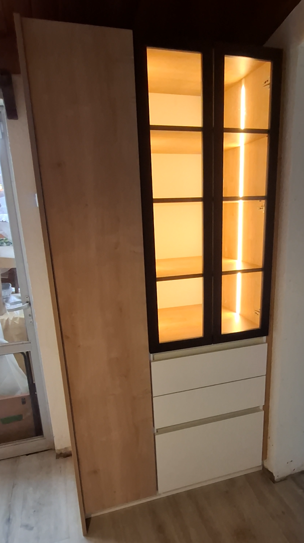 Detalle de diseño minimalista en cocina